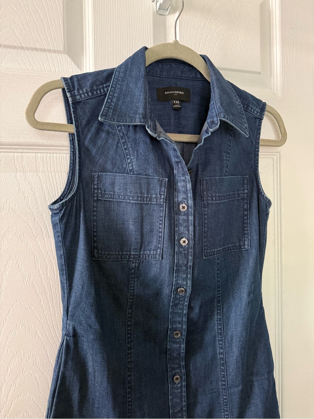 Mini Denim Dress - Picture 6 of 9
